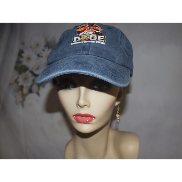 DOGE Hat Department of Government Efficiency Baseball Cap Trump Musk NEW - Picture 3 of 6